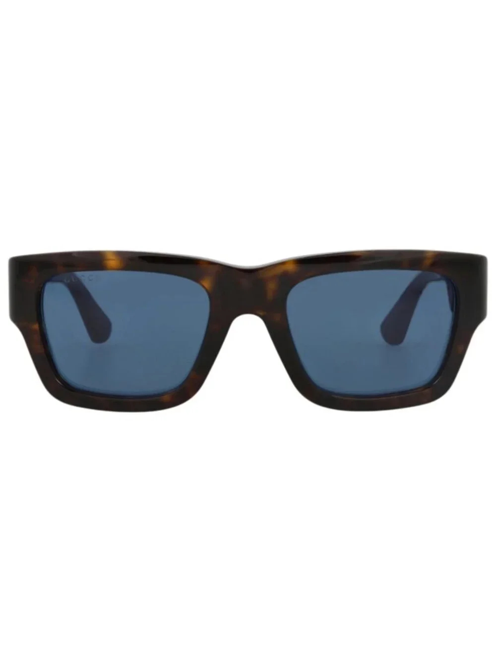 New Gucci Women's Sunglasses Square Rectangle Recycled Acetate Frame Mens Havana